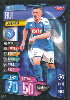 Mario Rui SSC Napoli 2019/20 Topps Match Attax CL #NAP13